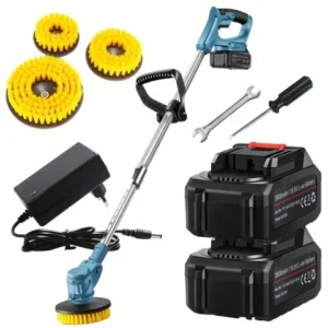 Akumulátorový čisticí kartáč na podlahy - REAL GARDEN - RC-K-2313