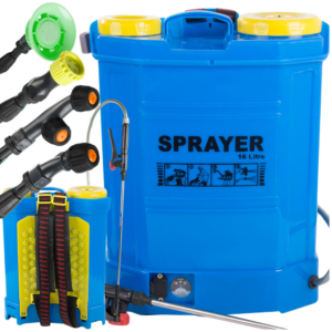 Akumulátorový postřikovač 2v1 KF-16C-47 o objemu 16 litrů s 5 různými hlavami