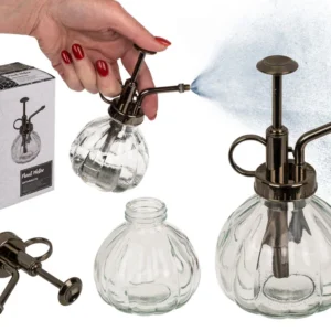 Antracitový postřikovač vody pro rostliny