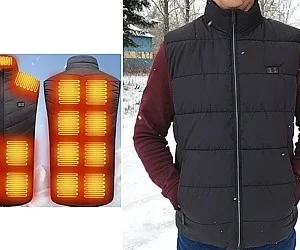 Beast Vyhřívaná vesta na USB - černá - XL