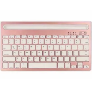 Bezdrátová Bluetooth klávesnice AOAS AS199 - růžová