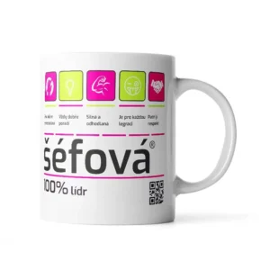 Dárkový hrneček - Šéfová - 330 ml - Sablio