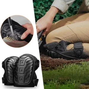 DexXer Ochranné gelové chrániče kolen - 2 ks - černé