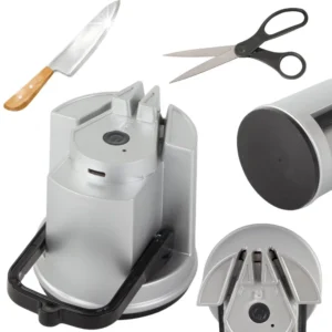 Elektrický ostřič nožů a nůžek s technologií motorového broušení s USB nabíjením - VERK