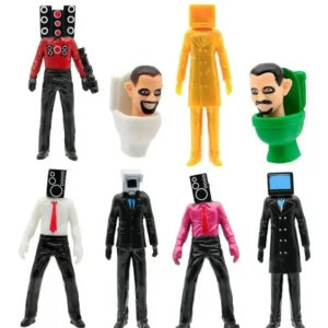 Figurky Skibidi Toilet - 8 kusů