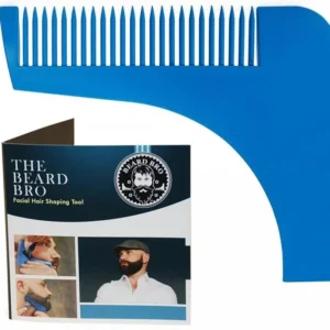 Hřeben a šablona na zastřihování vousů - mix barev