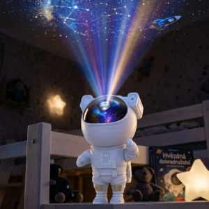 Izoxis Hvězdný projektor Astronaut s dálkovým ovládáním