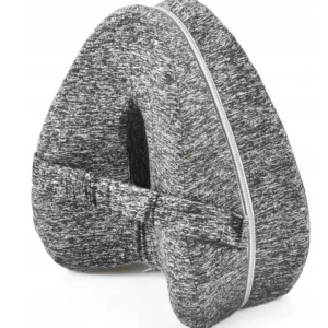 Klínový ortopedický polštář mezi nohy a kolena - šedý
