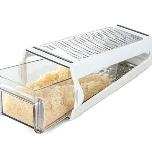 Kuchyňské ocelové struhadlo s vyjímatelnou nádobou