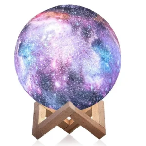 LED lampička v designu Měsíce - barevná