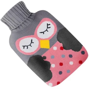 Láhev na vodu s pleteným potahem 2 l - termofor - Sova