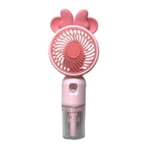 Mini ventilátor s funkcí jemné vodní mlhy SM870C - růžová