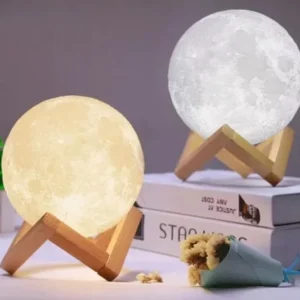 Noční lampička ve tvaru měsíce Shining Moon Light 3D - 7