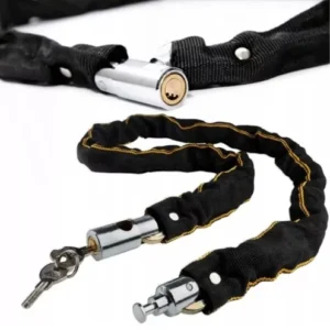 Ocelový zámek na kolo či motorku - 100 cm