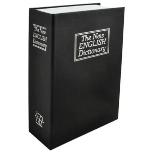 Pokladnička ve tvaru slovníku malá - černá - Malatec