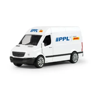 RAPPA Kovové autíčko PPL s otevíracími dveřmi - 14 cm