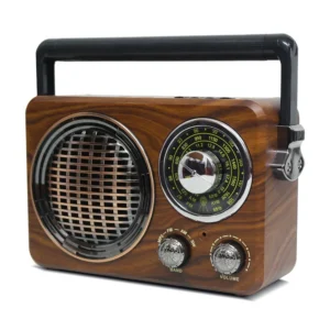 Retro přenosné rádio s Bluetooth
