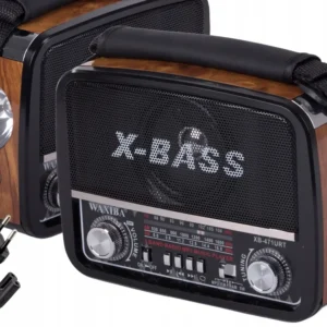 Retro rádio WAXIBA XB-471URT - imitace mahagon