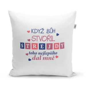 Sablio Polštář Když Bůh stvořil strejdy: 40x40 cm