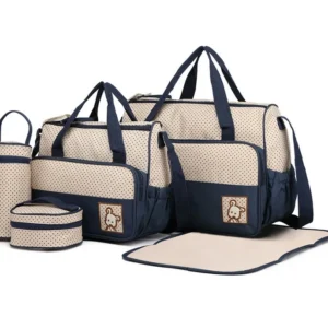 Sada přebalovacích tašek 5v1 - modrá