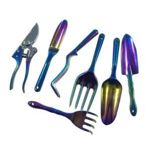 Sada zahradního nářadí - 7 ks + hliníkový prořezávač