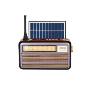 Solární retro rádio s USB