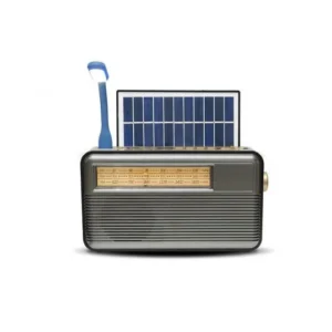 Solární retro rádio s USB