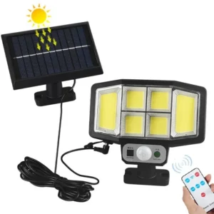 Solární světlo s PIR čidlem pohybu 146 COB