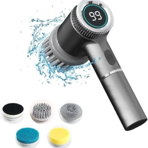 VERK Bezdrátový elektrický kartáč JN-118 5v1 - Šedý