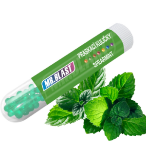 Velké praskací kuličky Mr. Blast - Spearmint King size - 50 ks