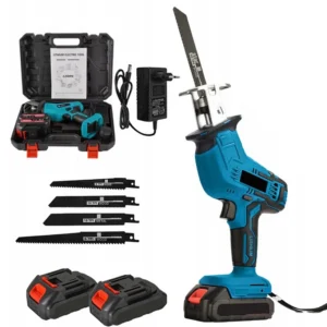 Výkonná přímočará aku pilka HAYAMI HA-1015 + 2x baterie 48 V + příslušenství + kufřík