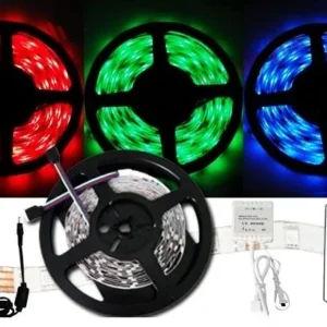 Zaparkorun Barevný LED pásek 3528 - 5 metrů - kompletní set