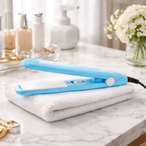 Zaparkorun Cestovní mini žehlička na vlasy - modrá - modrá