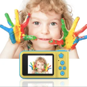 Zaparkorun Dětský mini fotoaparát s kamerou - žluto-modrý