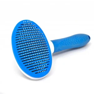 Zaparkorun Inovativní kartáč na vyčesávání srsti PETBRUSHY - modrý