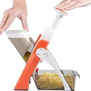 Zaparkorun Multifunkční nastavitelný kráječ zeleniny - bílo-oranžový