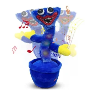 Zaparkorun Plyšový tančící a mluvící Huggy Wuggy - modrý