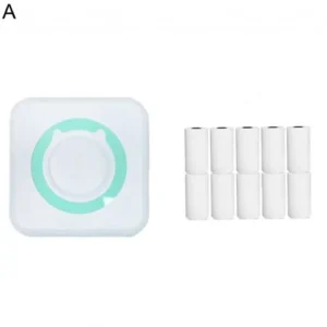 Zaparkorun Přenosná tiskárna Mini Print pro chytré telefony - modrá