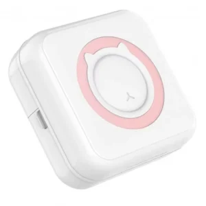 Zaparkorun Přenosná tiskárna Mini Print pro chytré telefony - růžová