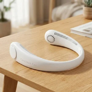 Zaparkorun Přenosný ventilátor na krk - bílý