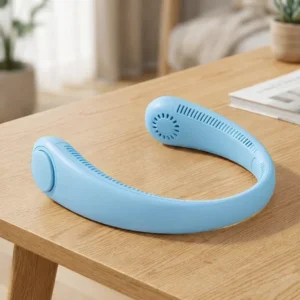 Zaparkorun Přenosný ventilátor na krk - modrý