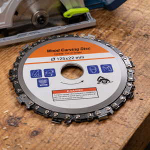 Zaparkorun Řetězový řezný kotouč na dřevo - 125 x 22 mm