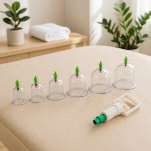 Zaparkorun Sada vakuových masážních baněk - 6 ks