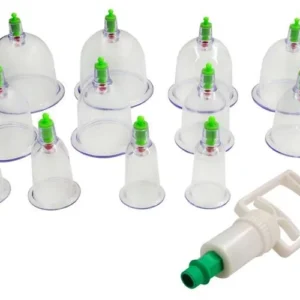 Zaparkorun Sada vakuových masážních baněk - 6 ks