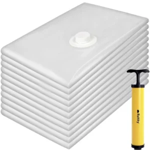 Zaparkorun Set vakuových sáčků 50x70 cm - 10 ks + odsávačka na vzduch