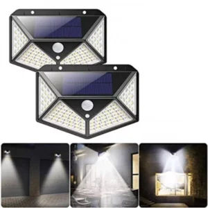 Zaparkorun Solarní LED světlo s detekcí pohybu SH-100 - 100 LED - 1 ks