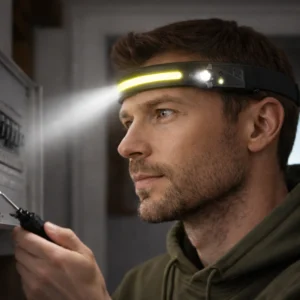 Zaparkorun Univerzální dobíjecí COB LED čelovka