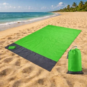 Zaparkorun Velká podložka na pláž či do přírody - Zelená