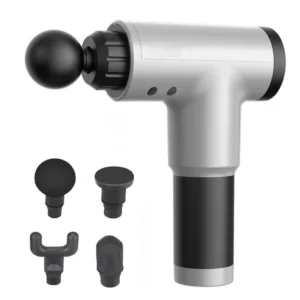 Zaparkorun Vibrační masážní pistole CY-801 - stříbrná