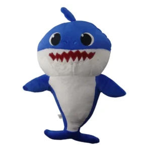 Zaparkorun Zpívající plyšový žralok - modrý